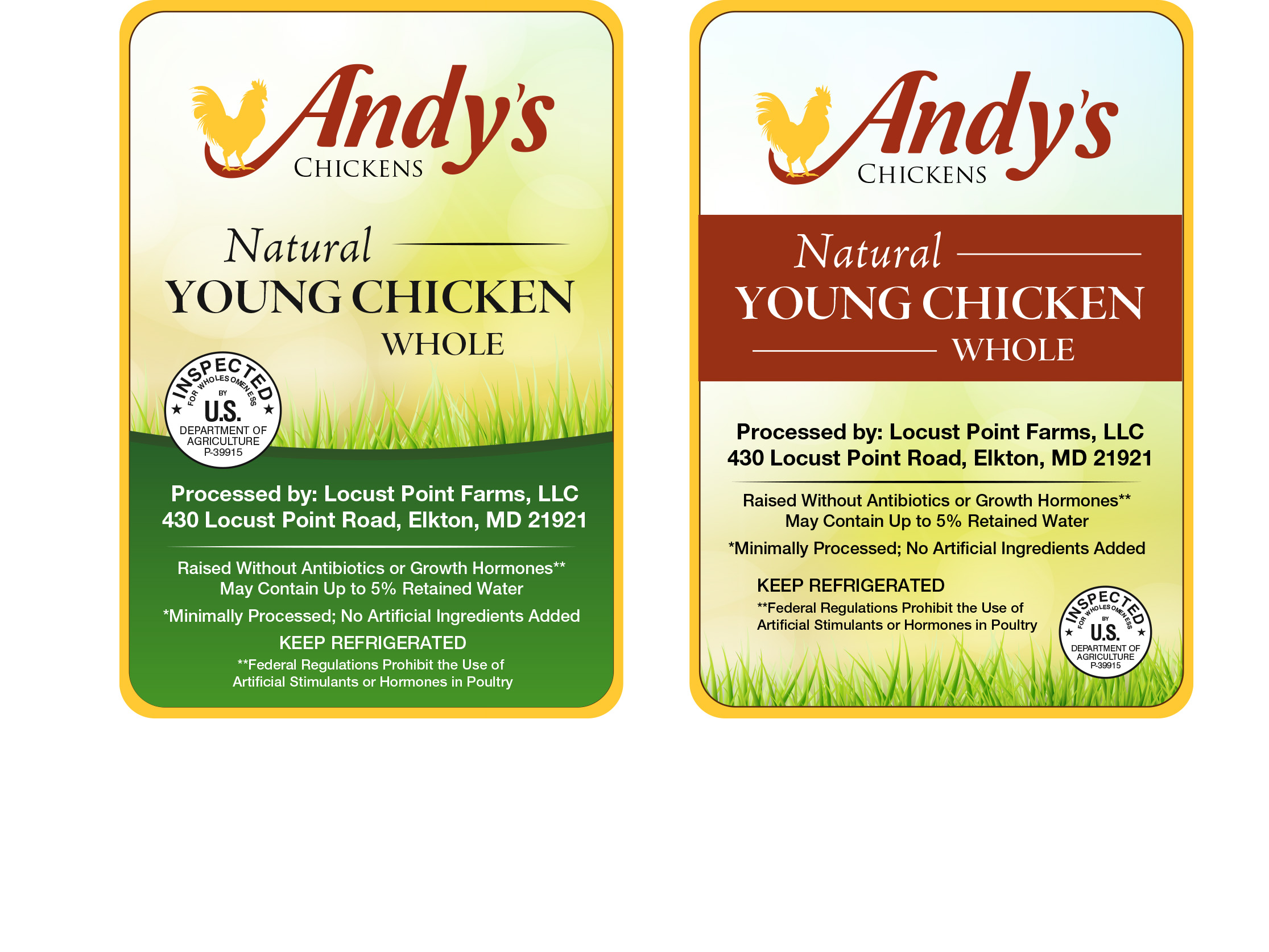 Chicken Labels